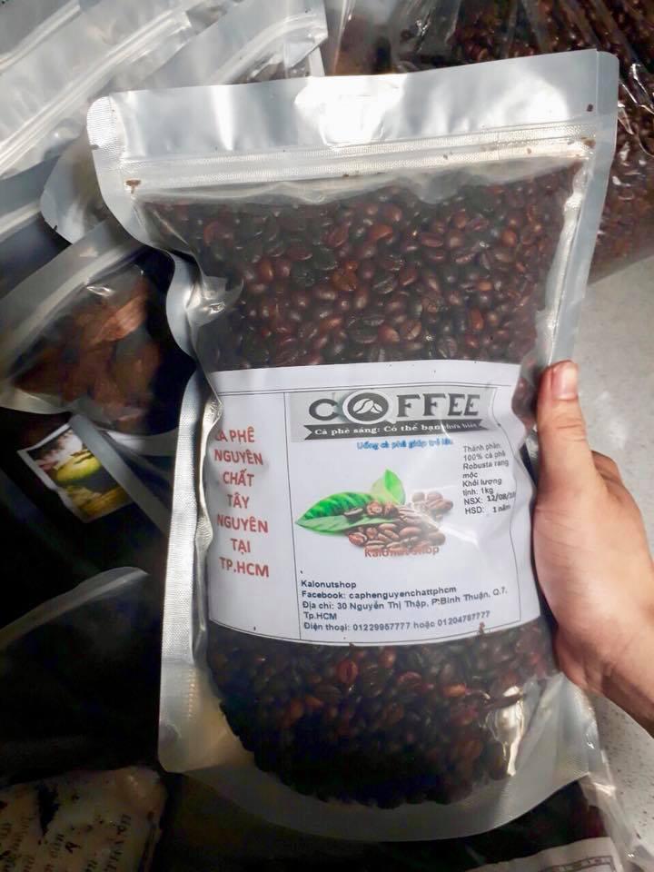 Cà phê nguyên chất Tây Nguyên loại 1kg
