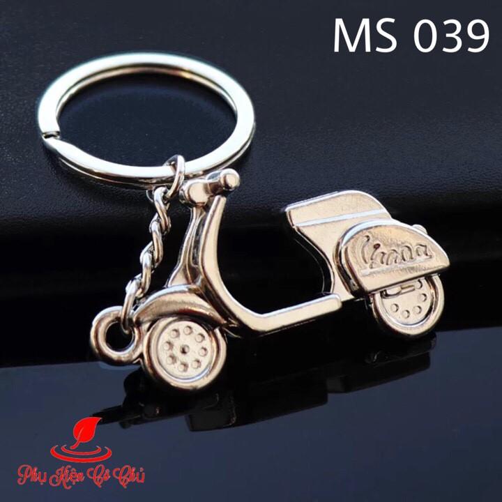 [HCM]Móc Khóa Xe Máy Vespa Kim Loại- MS039