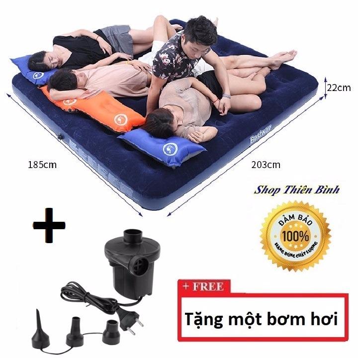Đệm hơi cỡ lớn 203x185cm 67004 tặng bơm điện 2 chiều
