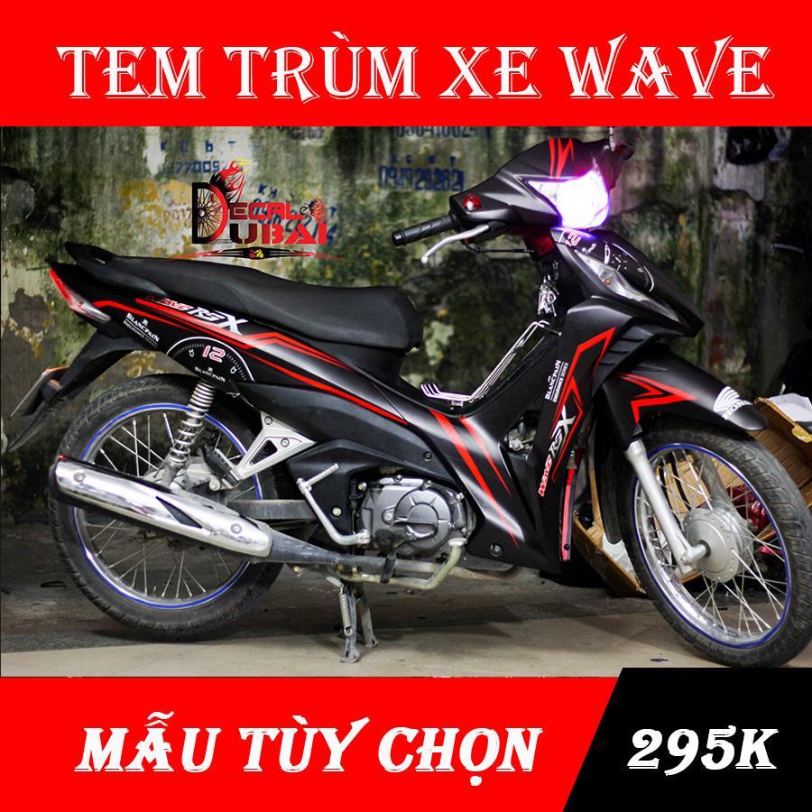 Tem trùm xe wave