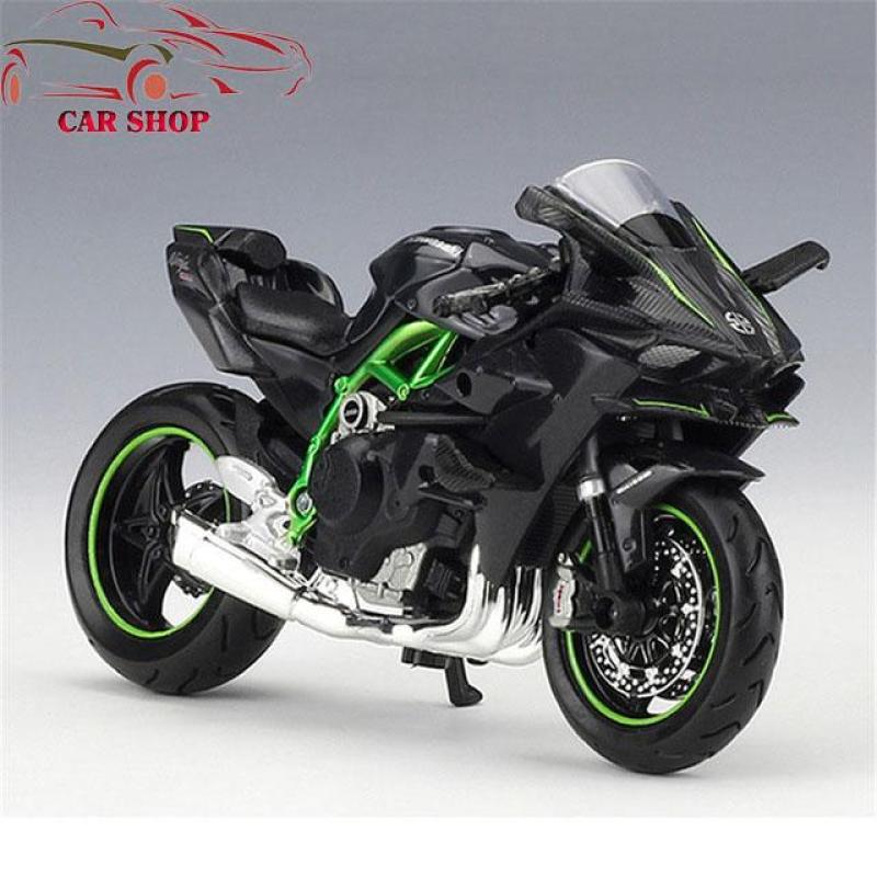 XE MÔ HÌNH - MOTO KAWASAKI H2 R TỈ LỆ 1/18 - MAISTO