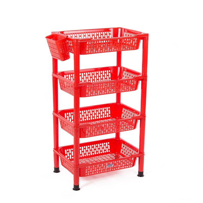 Kệ chén  KIỂU 4 tầng cao cấp Duy Tân  - Màu Ngẫu Nhiên ( L) 44 x 30 x 81.5 cm