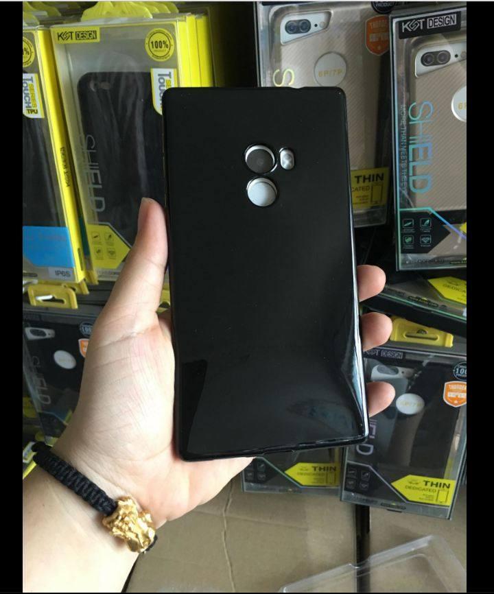 Ốp lưng dẻo KT cho Xiaomi Mi Mix 2 Tặng kính cường lực