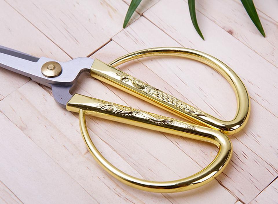 Kéo mạ vàng chạm khắc rồng phụng siêu bén ,siêu bền