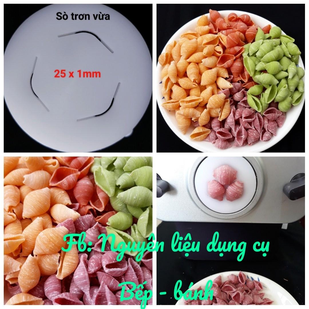 Khuôn cho máy làm mì Philips - khuôn nui sò trơn vừa