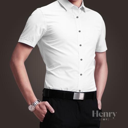 Sơ mi lụa trơn hiện đại