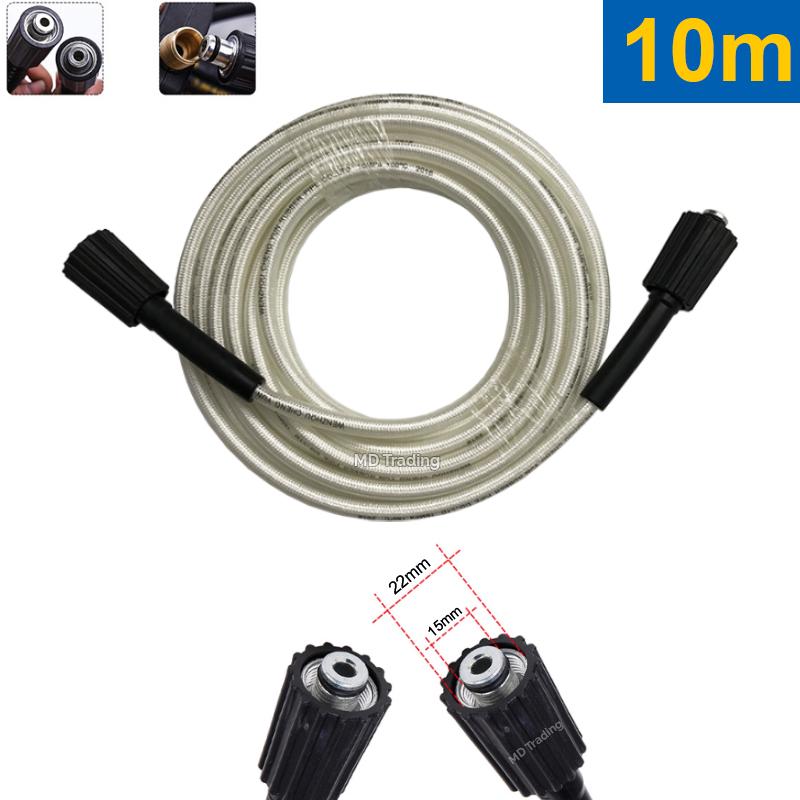 10m dây rửa xe áp lực cao, dây cao áp máy rửa xe HIKARI, dây phun áp lực cao cho máy rửa xe cao áp HIKARI, máy rửa xe áp lực cao tự hút, máy xịt rửa, phụ kiện máy phun xịt rửa HIKARI, thế hệ mới nhiều cải tiến vượt trội