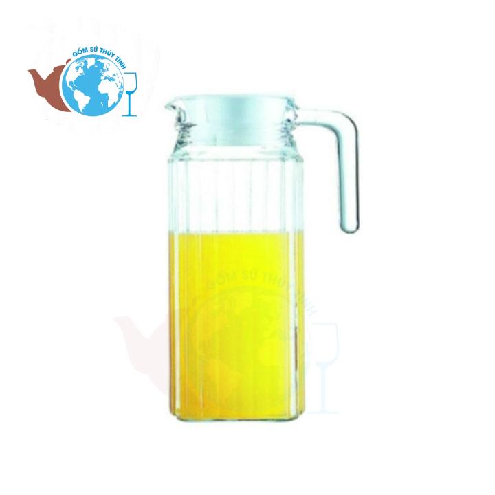 Bình quai thủy tinh miệng rót 1000ml sọc deli eh1004-2