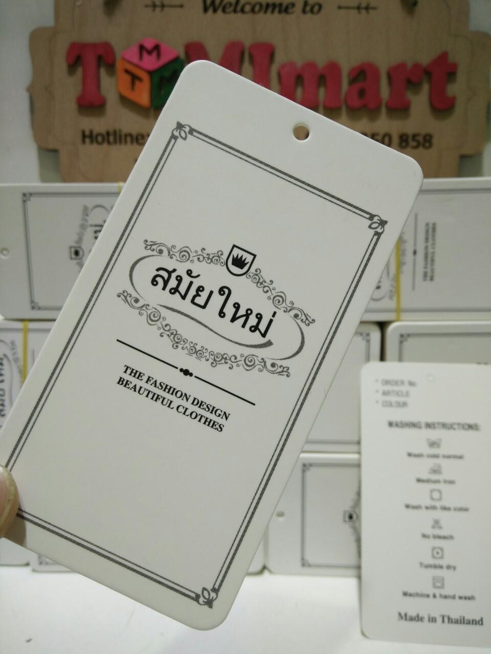 Tag mac quần áo Thái Lan – 200 tag