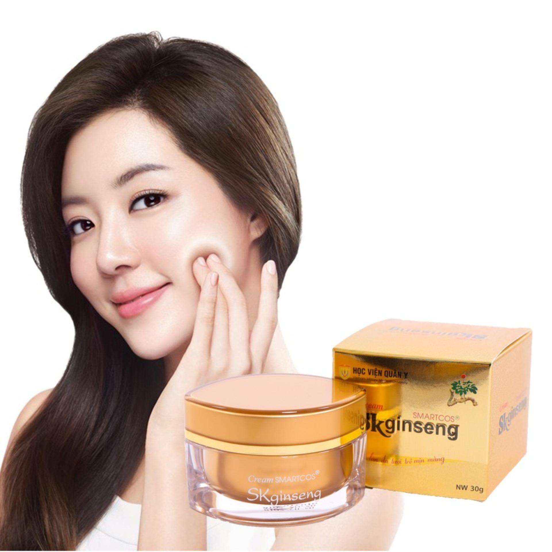 Kem dưỡng da, xóa nếp nhăn , mờ nám Skginseng Học Viện Quân Y 30g