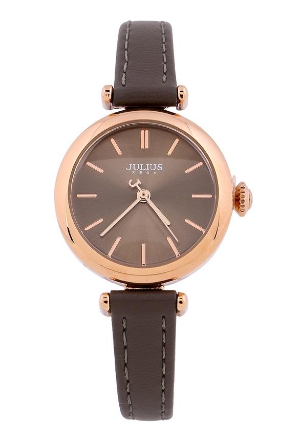 Đồng hồ nữ julius hàn quốc dây da ja-1018