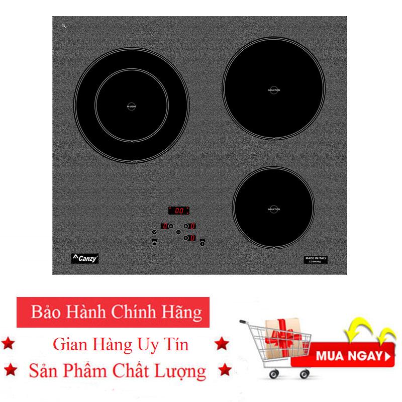 Bếp điện từ ba 2 từ 1 hồng ngoại cz bmix65i nhập khẩu ý, canzy cz-bmix65i