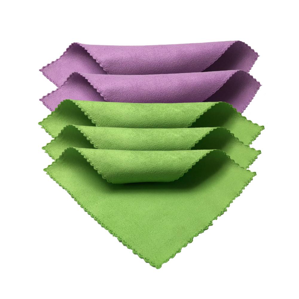 Khan lau mat kinh - Bộ 10 khăn lau mắt kính size 13x15 mềm mịn, không gây trầy xước