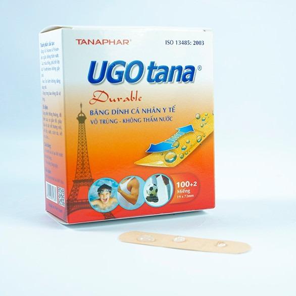 Băng keo cá nhân Ugo tana - hộp 100(+2) miếng