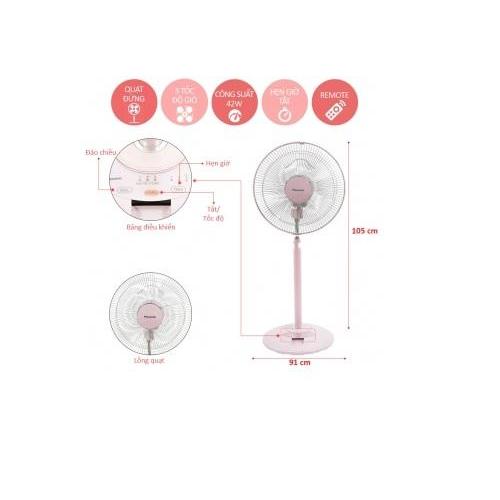 Quạt đứng panasonic f-308nh 42w