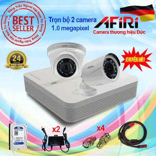 Trọn bộ 2 camera afiri hda-101pt + hda-b101pt - công nghệ hoàng nguyễn