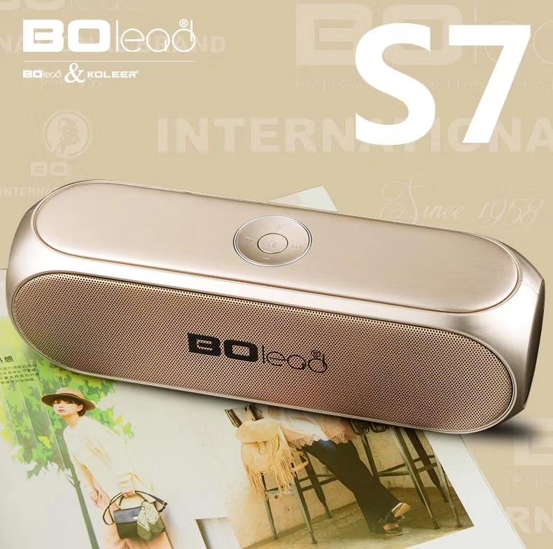 [HCM]Loa bluetooth cong suat lon Loa nghe nhac dien thoai gia re Loa bluetooth sieu tram Loa cam tay - Loa Bluetooth S7 Loa Kép Đẳng Cấp Âm Thanh Hifi Cực Đỉnh   - Mã BH 1