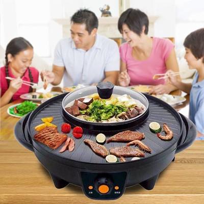 Bếp lẩu đa năng kết hợp nướng điện