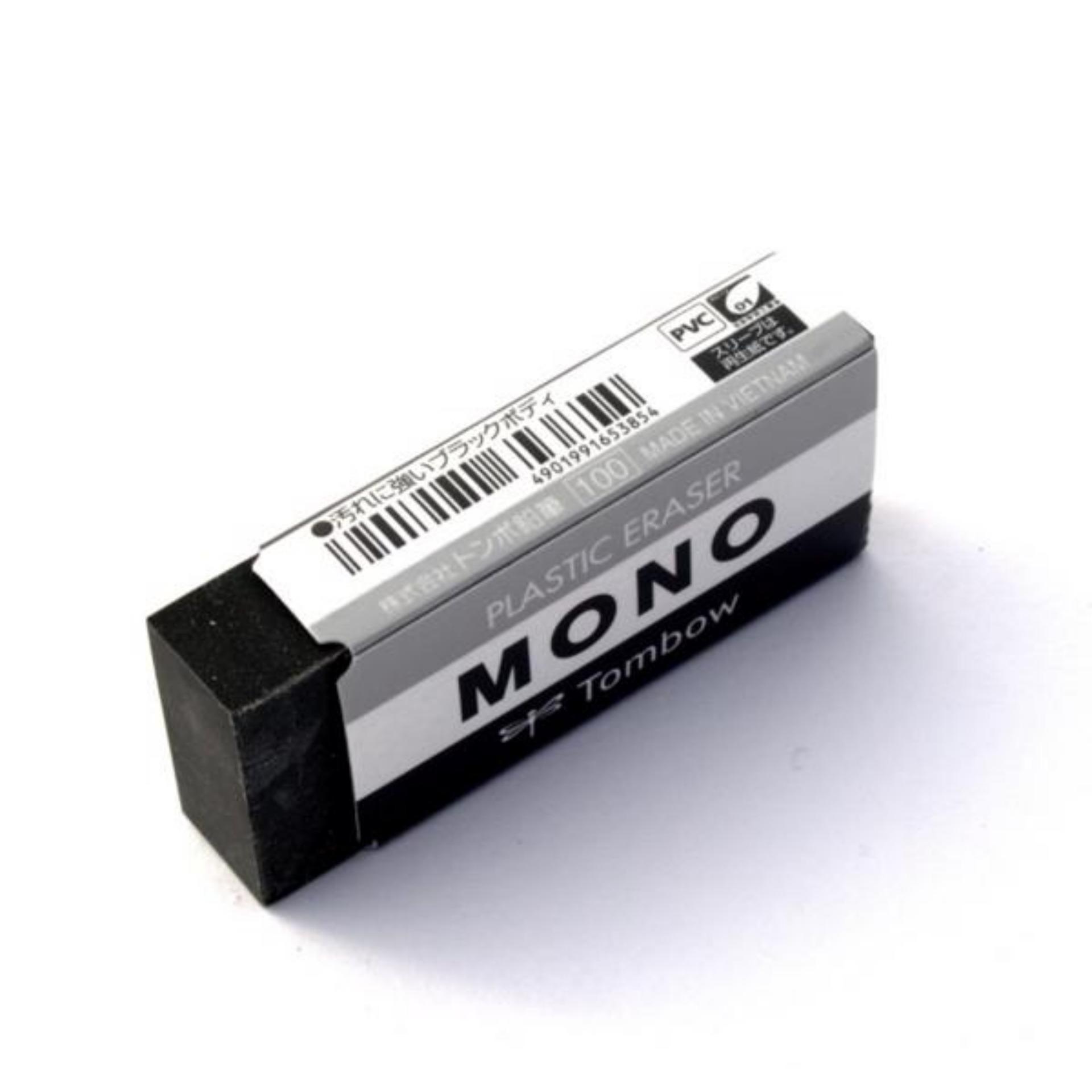 Bộ 2 cục gôm tẩy tombow mono thân đen pe-01ab