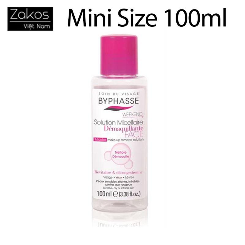 Nước tẩy trang Byphasse Micellar Make-up Remover Solution 100ml - Min isize