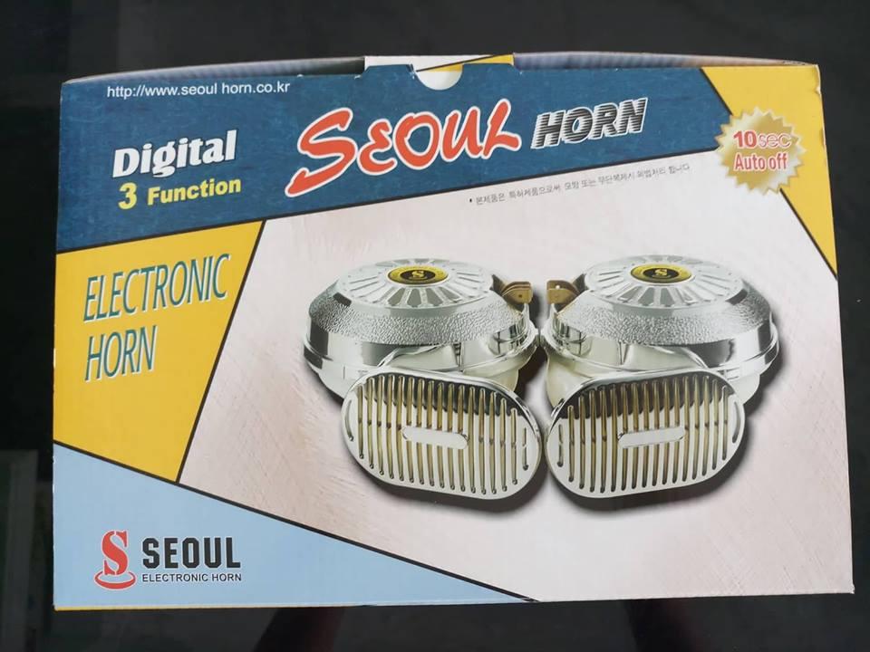 Còi ngân 3 tiếng 12-24V Seoul Hàn Quốc