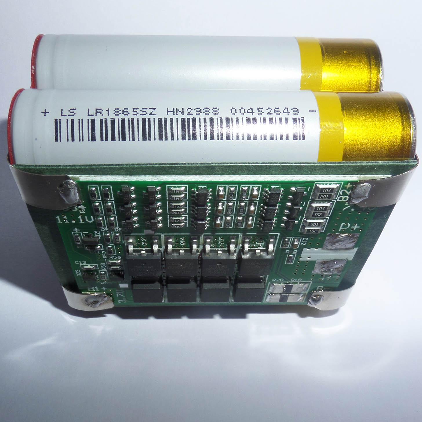 Pack PIN NATIONAL 12V LiShen 3S2P - dung lượng 5AH - Dòng xả 25A - Mạch bảo vệ và sạc cân bằng