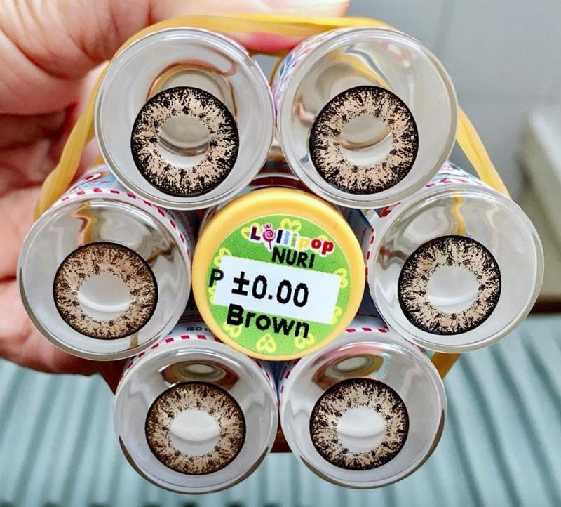 lens màu nâu
