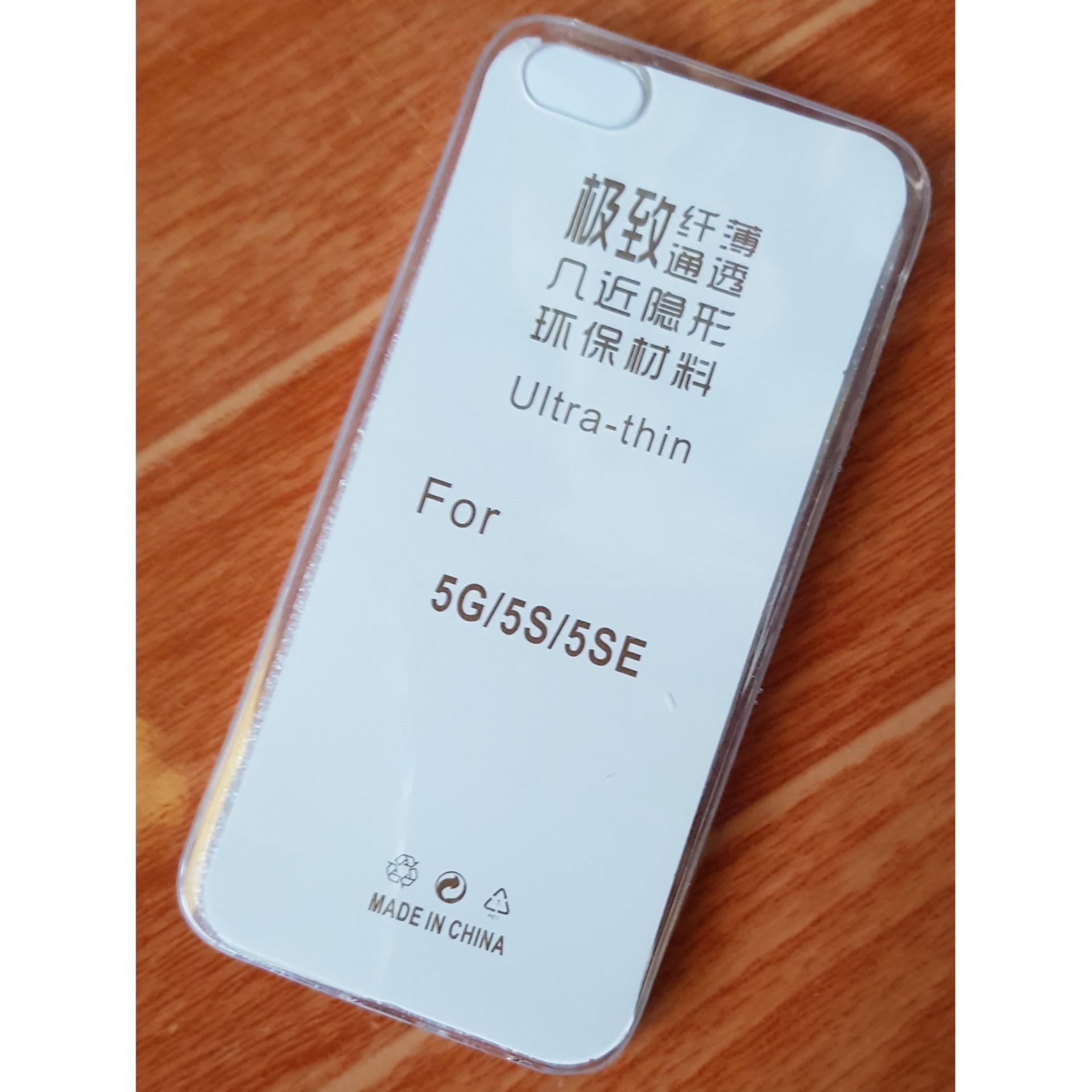 Ốp lưng iphone 5 / 5s / se dẻo silicon mỏng trong suốt