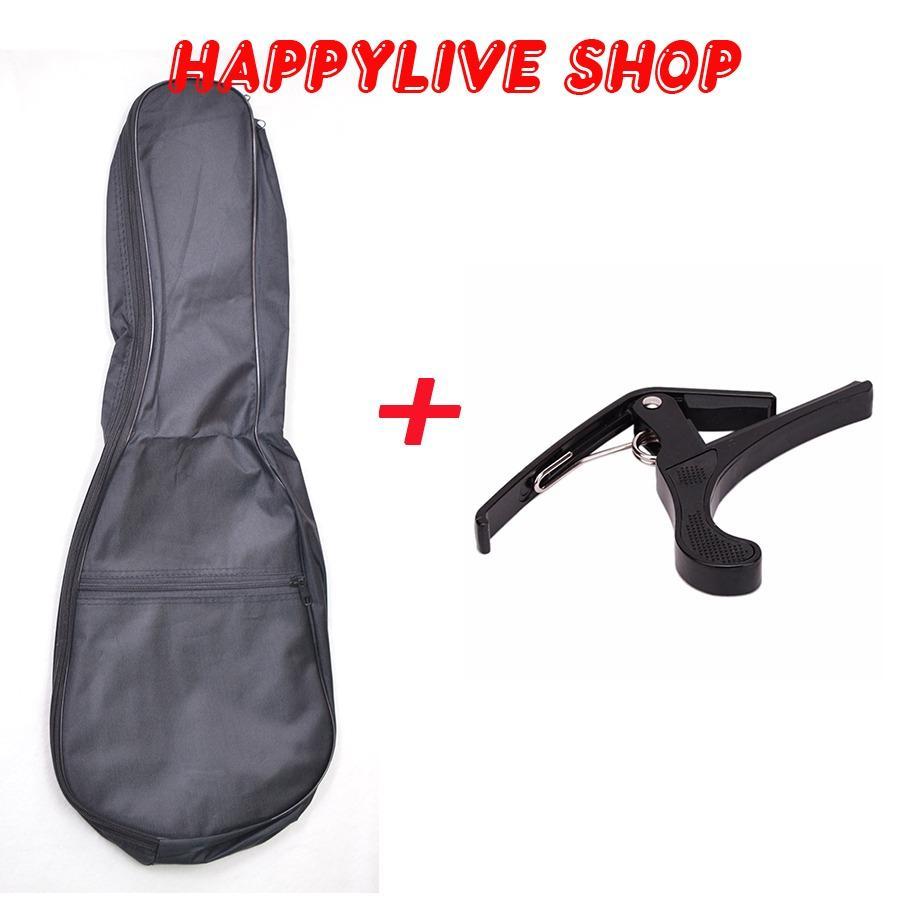 Bao đàn ukulele 1 lớp bằng vải size 21 tặng capo