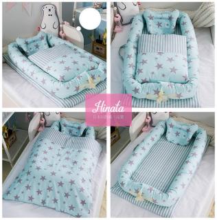 Giường nệm cho trẻ (N02 - kèm chăn) - thương hiệu Hinata Nhật Bản, sản phẩm với thiết kế đáng yêu cho giấc ngủ của trẻ được sâu hơn thumbnail