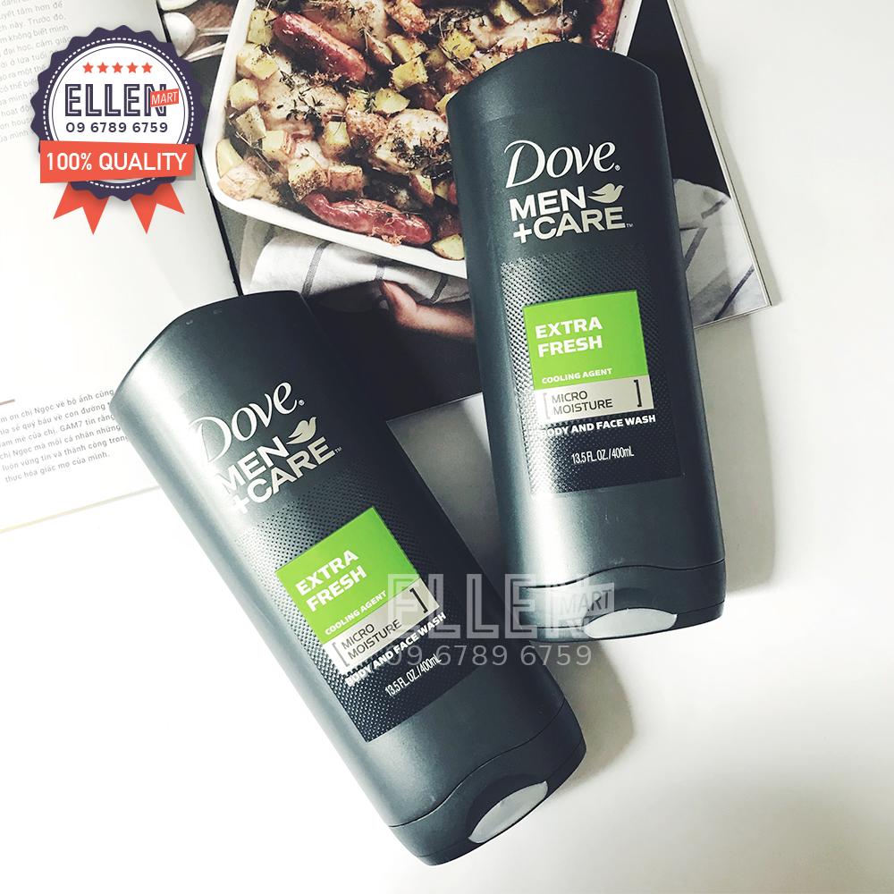 Sữa tắm cho nam dove men care mỹ 400ml