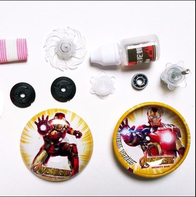Combo 2 Đồ chơi con quay Yoyo siêu anh hùng bằng sắt