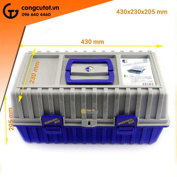 Thùng đựng đồ nghề 3 tầng nhiều ngăn cỡ lớn Buddy B-433 K0005