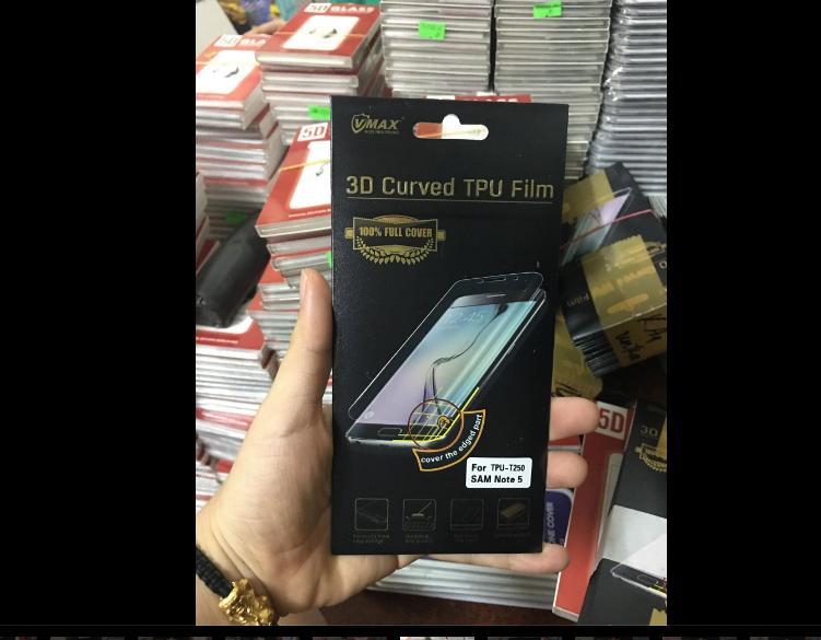 Miếng dán dẻo full màn Vmax cho Samsung Note 5
