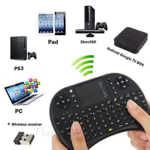 Chuột Bay Kiêm Bàn Phím Không Dây I8 Cho Smart Tivi & Android Box