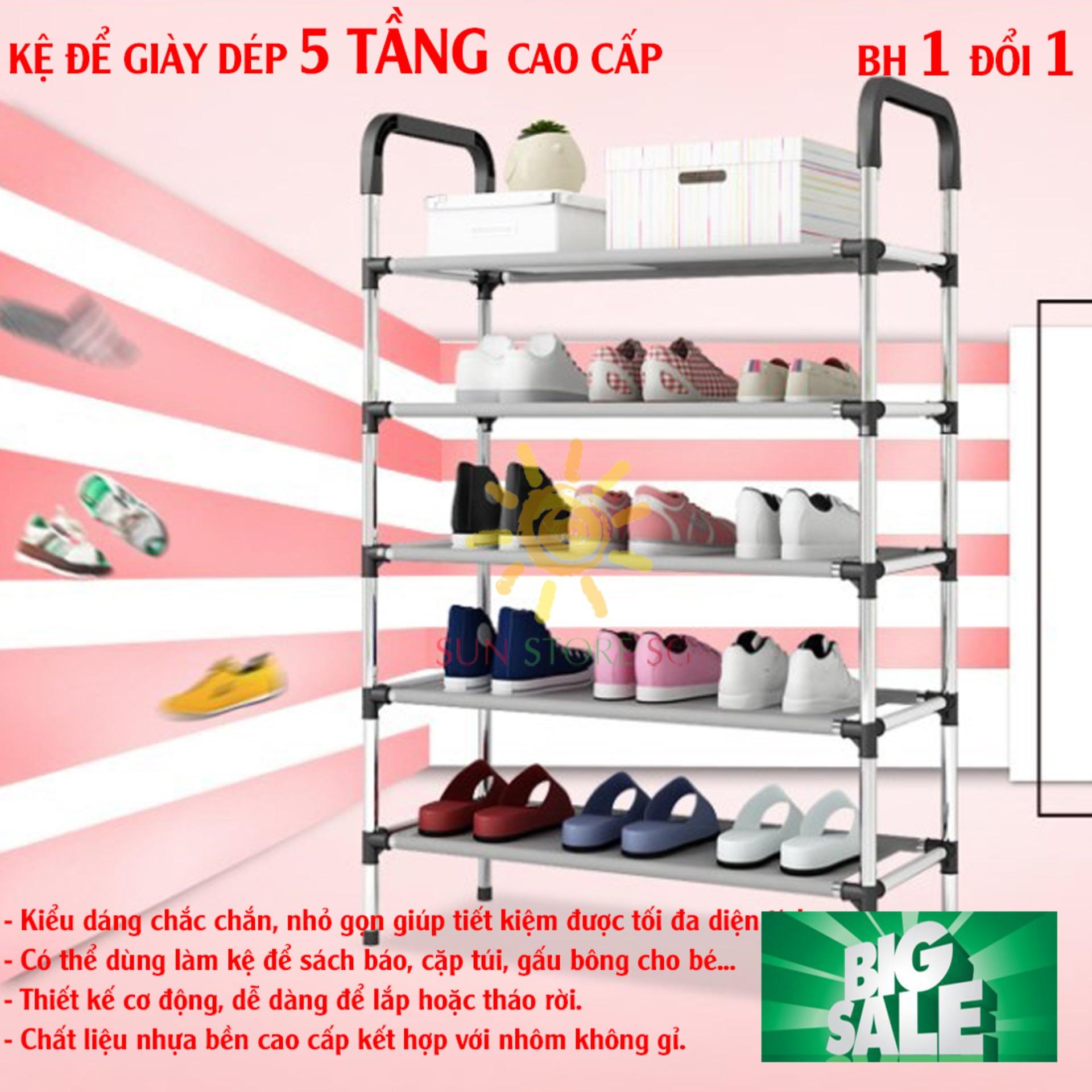 Tủ đựng giày và túi xách , Tu giay  - Kệ đựng giày dép 5 tầng mẫu mới - Phù hợp với mọi không gian nội thất nhà bạn - Bh uy tín 1 đổi 1 bởi SUN STORE