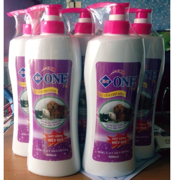 Sữa tắm chó mèo thú cưng One trị ghẻ, xà mâu, nấm ngứa, rụng lông