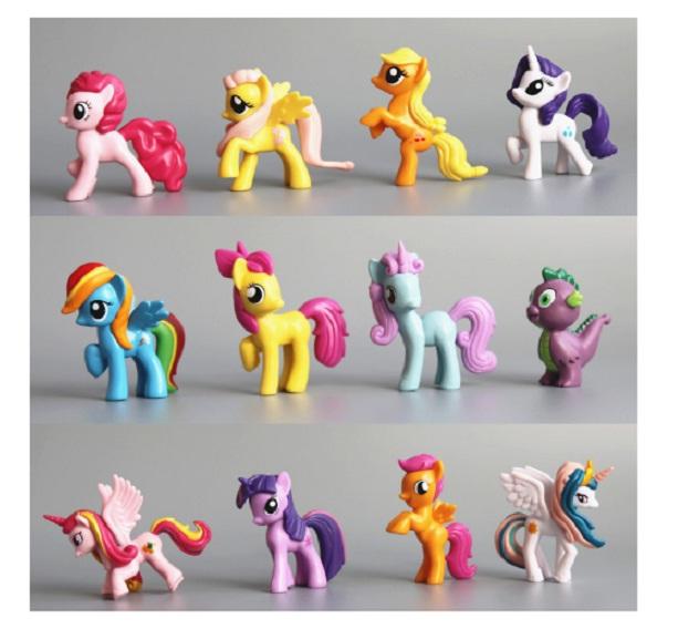 Bộ Sưu Tập 12 Nàng Ngựa Thiên Thần Pony Xinh Đẹp (4cm-5cm)