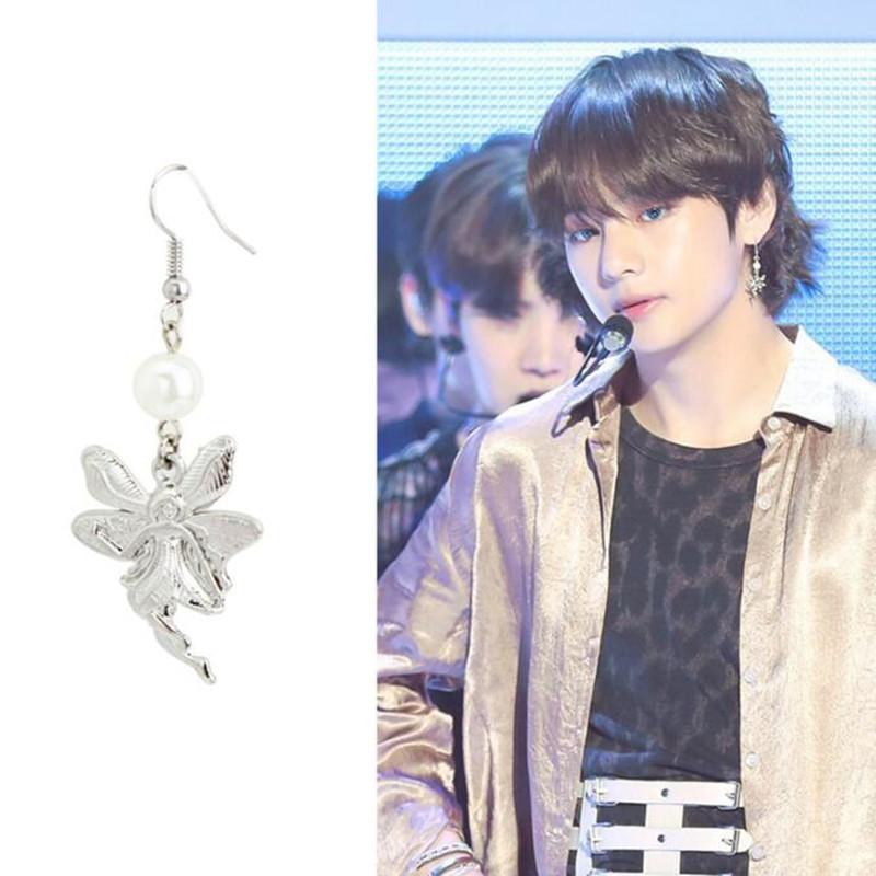 Khuyên tai idol hình thiên thần có cánh JIN BTS