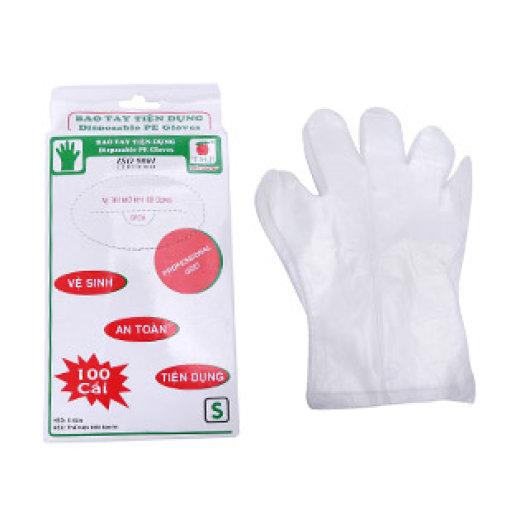 Hộp 100 Găng tay nilon tiện dụng