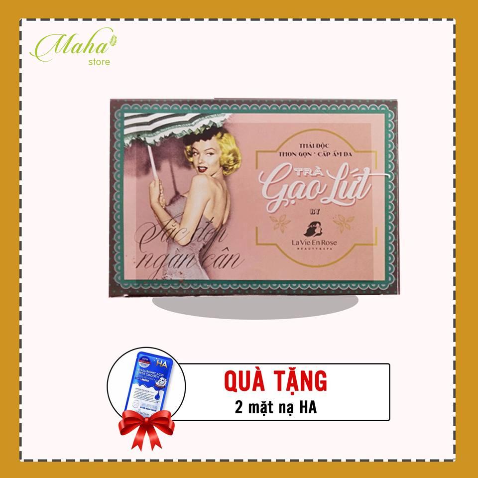 Trà gạo lứt la vien rose thon dáng đẹp da