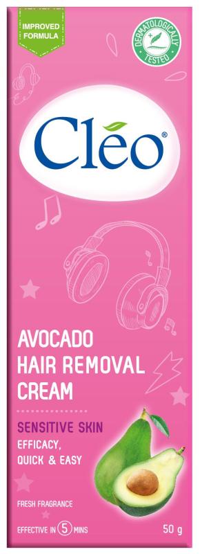 Kem Tẩy Lông Cho Da Nhạy Cảm Cleo 50g Avocado Hair Removal Cream Sensitive Skin tốt nhất