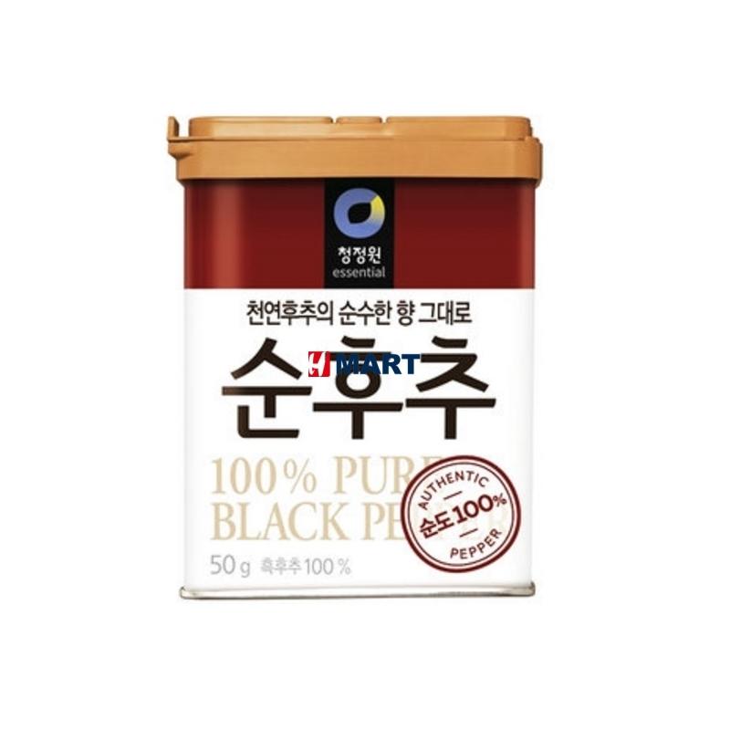 Bột tiêu daesang hộp 50gram- 100% tiêu đen nguyên chất- nhập khẩu hàn quốc