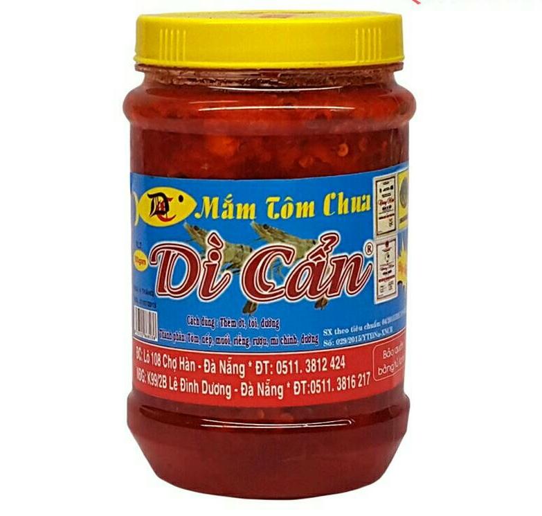 Mắm tôm chua Dì Cẩn Đà Nẵng Chợ Hàn