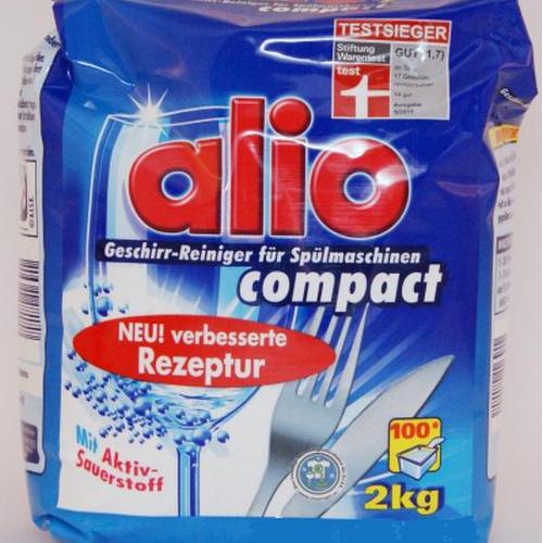 Bột rửa bát chén Alio Đức + tặng 300 gam muối rửa chén