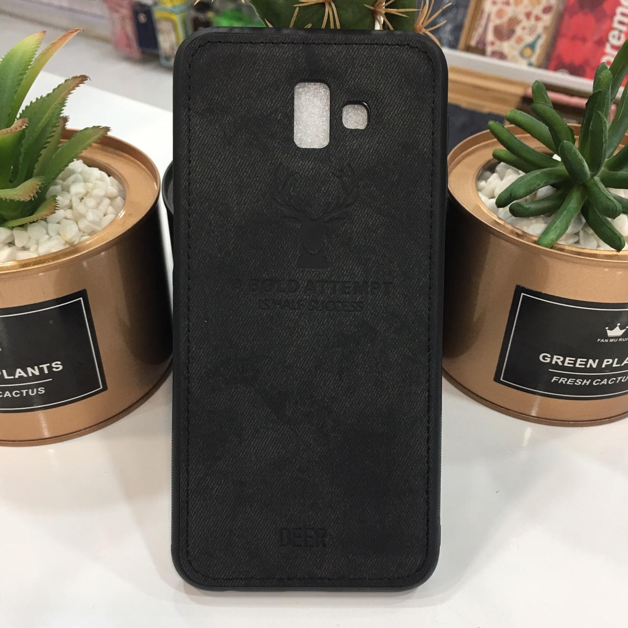 Ốp lưng samsung galaxy j6 plus - vải jean mịn