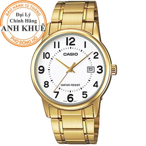Đồng hồ nam dây kim loại Casio Anh Khuê MTP-V002G-7BUDF