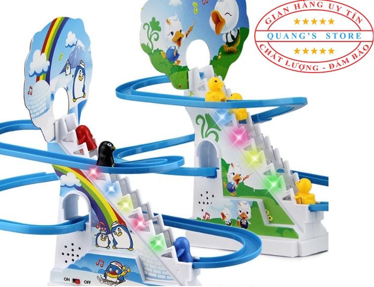 Bộ Đồ Chơi Cầu Trượt Leo Thang Có Nhạc Dùng Pin