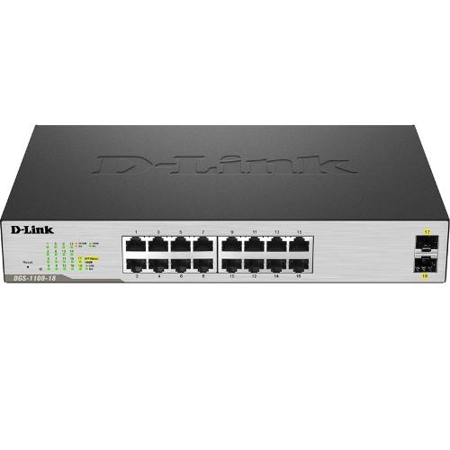 Switch D-Link Smart 18 Port - (DGS-1100-18)