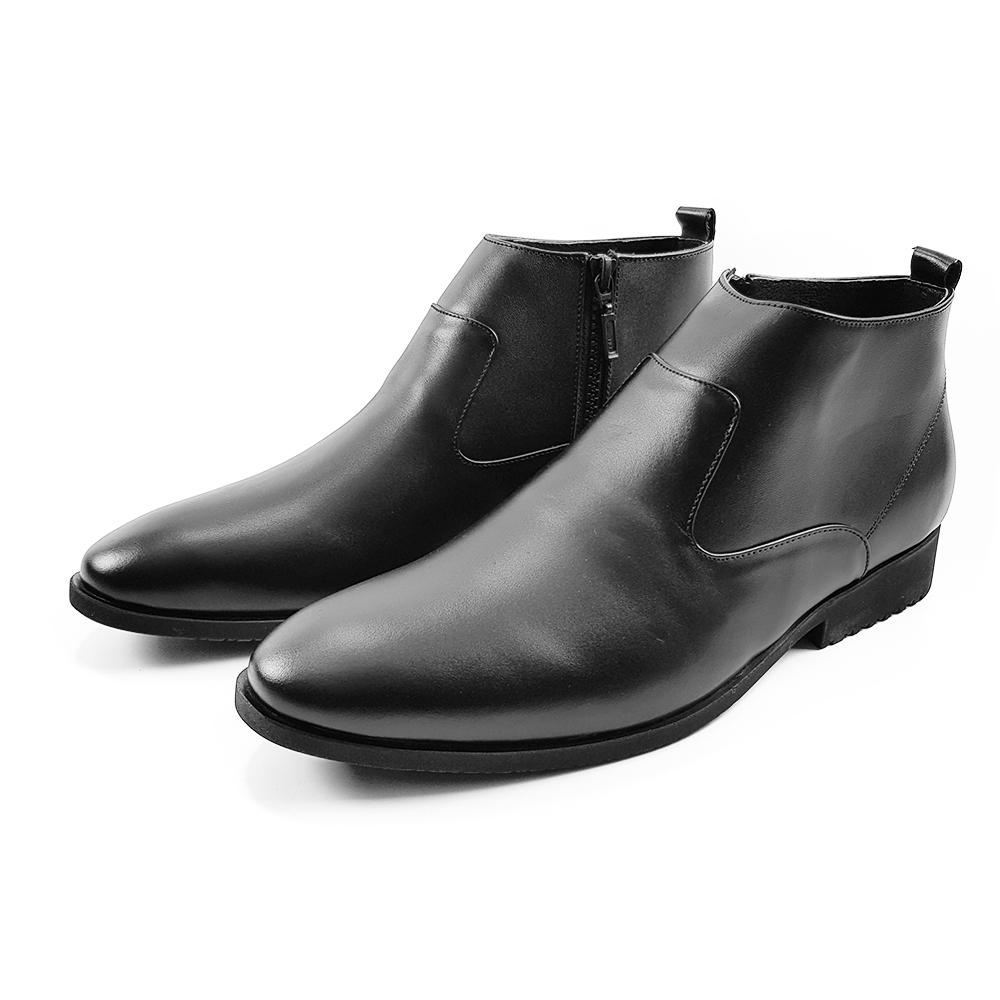 Chelsea boot nam giày boot nam cổ lửng da bò ensado cl0713